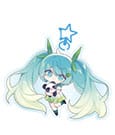 Hatsune Miku Acrylic Keychain Kawaii Spring Time
