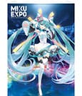 Hatsune Miku Wallscroll Miku Expo 10th Anniversary Limited Edition 61 x 91 cm