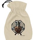 Anne Stokes Dice Pouch Viking Skull