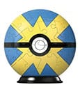 Pokémon 3D Puzzle Pokéballs: Quick Ball (55 pieces)