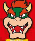 Super Mario Rubber Keychain Bowser 6 cm