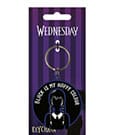 Wednesday Rubber Keychain Happy Colour