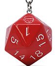Stranger Things 3D Rubber Keychain D20 6 cm