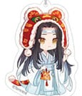 Grandmaster of Demonic Cultivation Acrylic Keychain Lan Wangji Chibi Style 7 cm