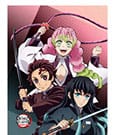 Demon Slayer: Kimetsu no Yaiba blanket Tanjiro, Mitsuri, Muichiro 120 x 160 cm