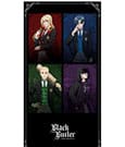 Black Butler: Public School Arc Towel The Prefect Four / P4 150 x 75 cm
