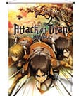 Attack on Titan Wallscroll Eren, Mikasa & Armin 60 x 90 cm
