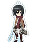 Attack on Titan Acrylic Keychain Mikasa Holographic 8 cm