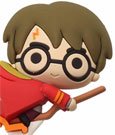 Harry Potter Pokis Rubber Minifigure Harry Potter Nimbus Red Cape 6 cm