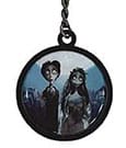 Corpse Bride Metal Keychain Couple