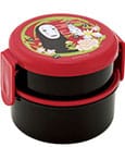 Spirited Away Two Layer Round Shape Lunch Box No Face Dark Red