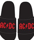 AC/DC Slippers Logo Size S