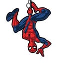 Marvel Rubber Keychain Spider-Man Hanging