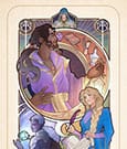 Critical Role Art Print Matthew Mercer: 10th Anniversary Art Nouveau Illustrations 46 x 28 cm - unframed