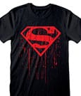 Superman T-Shirt Dripping Symbol  Size S