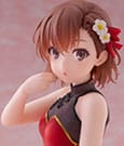 A Certain Scientific Railgun PVC Statue Desktop Cute Figure Mikoto Misaka Chinese Dress Ver. 13 cm
