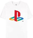 PlayStation T-Shirt Logo White Size S