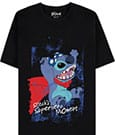 Lilo & Stitch T-Shirt Superhero Black Size XL