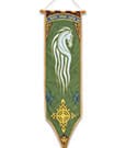 Lord of the Rings Replica 1/1 Rohan Banner 167 cm