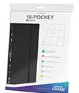 Ultimate Guard 18-Pocket Pages Side-Loading Black (10)
