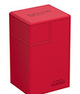 Ultimate Guard Flip`n`Tray 80+ XenoSkin Monocolor Red