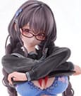 Original Character PVC 1/6 Gap Glasses Girl Who Doesn't Want To Take Physical Education Class 28 cm