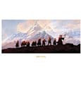 Lord of the Rings Art Print The Fellowship of the Ring: 20th Anniversary 59 x 30 cm