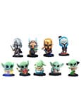 Star Wars The Mandalorian Cosbi Mini Figures 8 cm Blind Box Display (8)