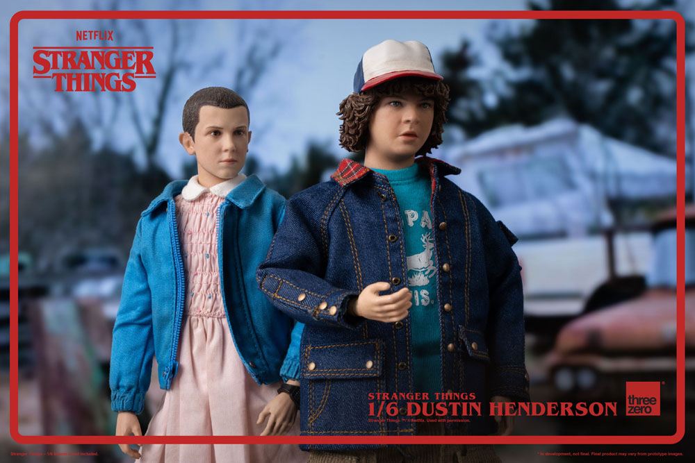 Stranger Things Action Figure 1/6 Dustin Henderson 23 cm