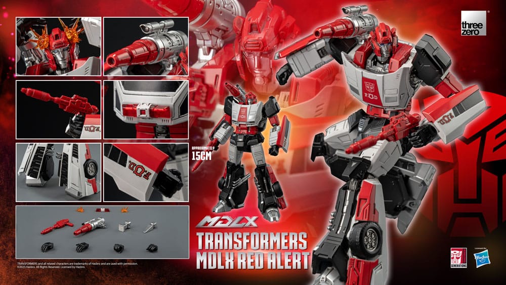 Transformers MDLX Action Figure Red Alert 15 cm