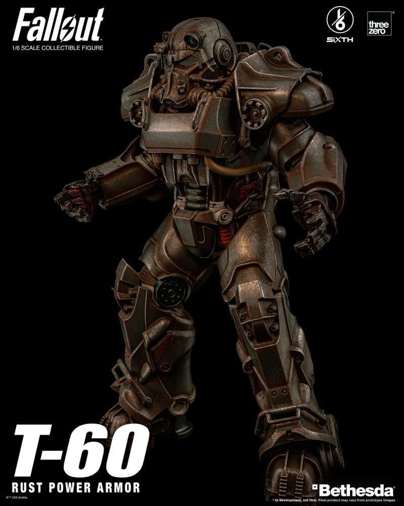 Fallout Action Figure 1/6 T-60 Rust Power Armor