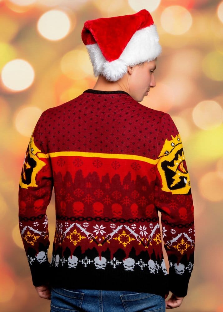Warhammer 40,000 Christmas Sweater Chaos Size XXL