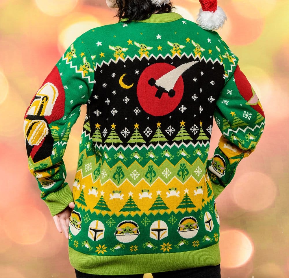 Star Wars Christmas Sweater Baby Yoda Size M