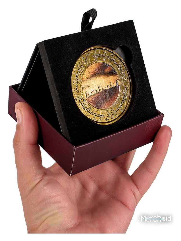 Lord of the Rings Coin with Display Stand The Fellowship