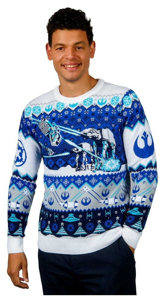 Star Wars Christmas Sweater AT-AT Assault Size XXL