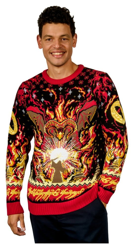 Lord of the Rings Christmas Sweater Balrog Size L