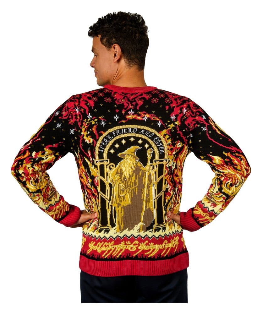 Lord of the Rings Christmas Sweater Balrog Size XL