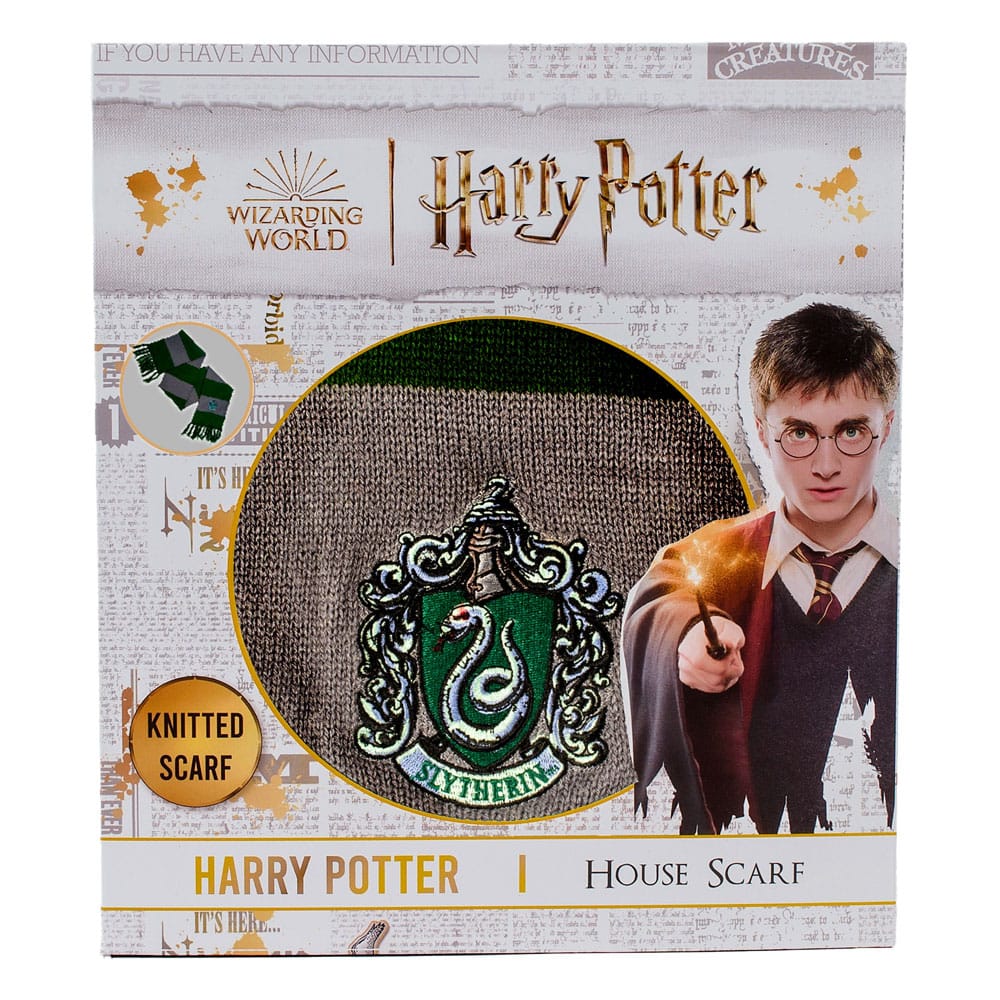 Harry Potter Scarf Slytherin Bold Stripes (Boxed) 160 cm