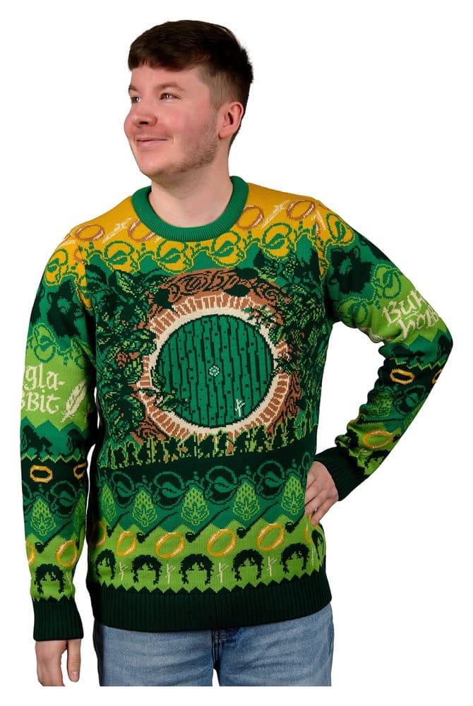 Lord of the Rings Christmas Sweater The Shire Size M