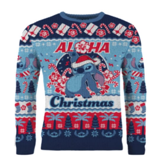 Lilo & Stitch Christmas Sweater Stitch Aloha Christmas  Size S