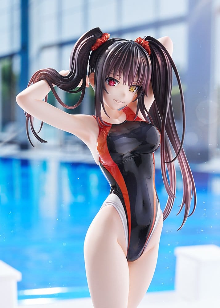 Date A Live Swimsuit Silhouette PVC Figure 1/7 Kurumi Tokisaki Swimwear Ver. 24 cm