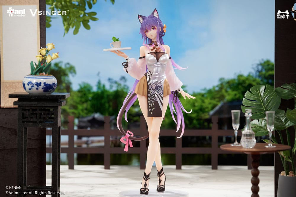 VSinger Luo Tianyi & Mo Qingxian Statue 1/7 Mo Qingxian Tea Time Melody Ver. 26 cm