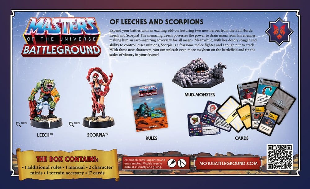 Masters of the Universe: Battleground Miniatures Game Wave 6: Evil Horde Faction *Italian Version*