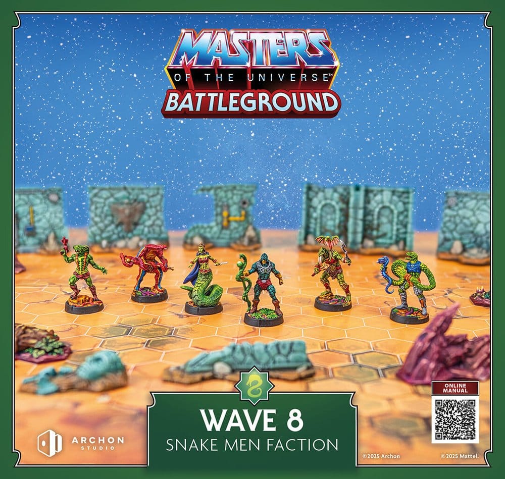 Masters of the Universe: Battleground Miniatures Game Wave 8: Snake Men Faction *French Version*