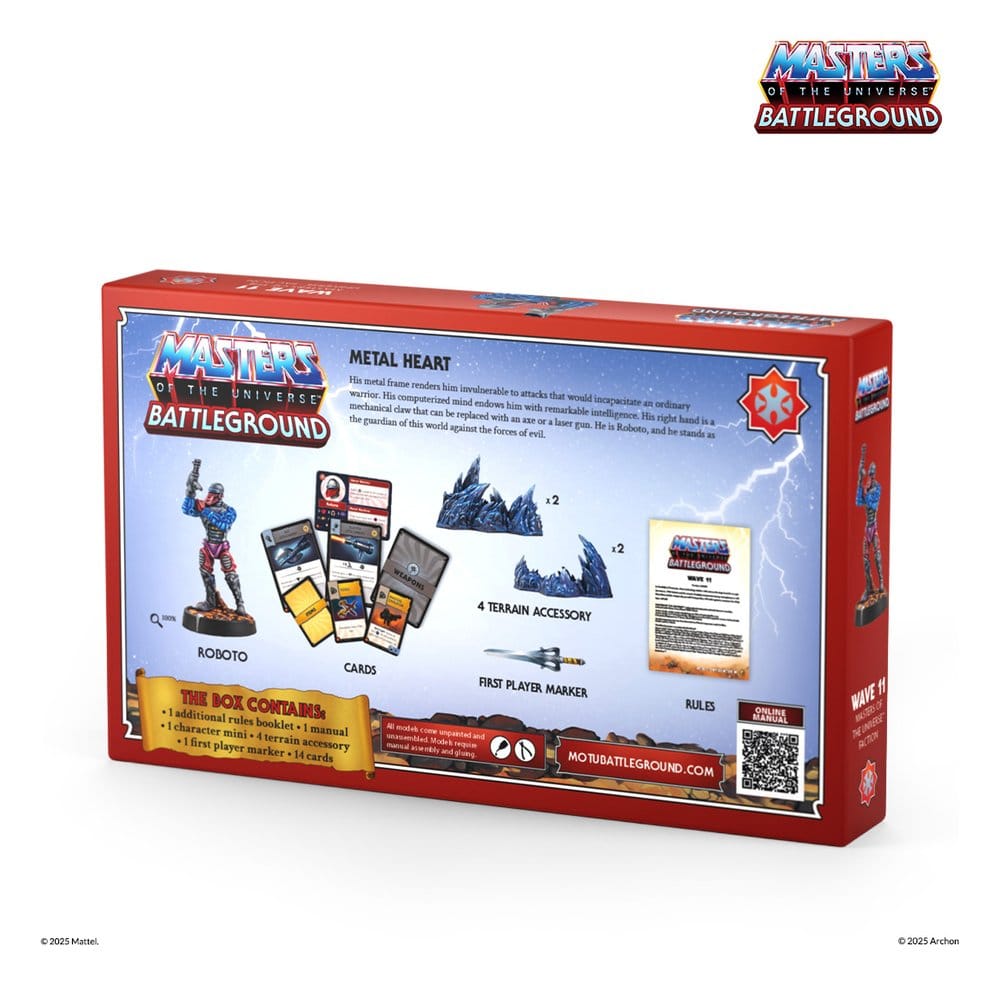 Masters of the Universe: Battleground Miniatures Game Wave 11: MOTU faction (Roboto) *Spanish Version*