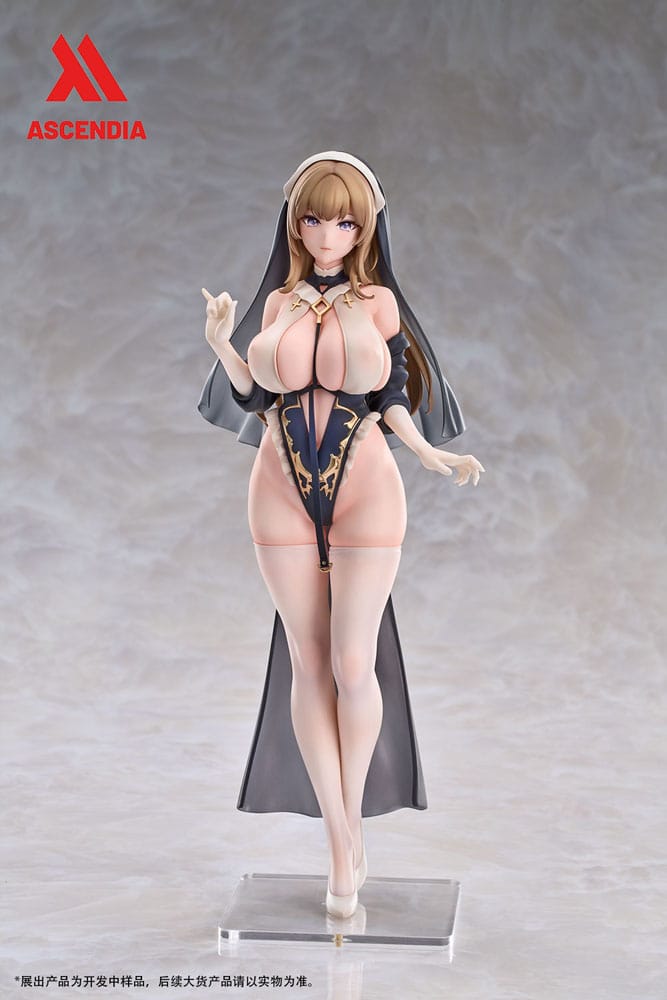 Original Character PVC Statues 2-Pack 1/6 Lily Nun & Emily Nurse Illustration by Chowbie 26 cm
