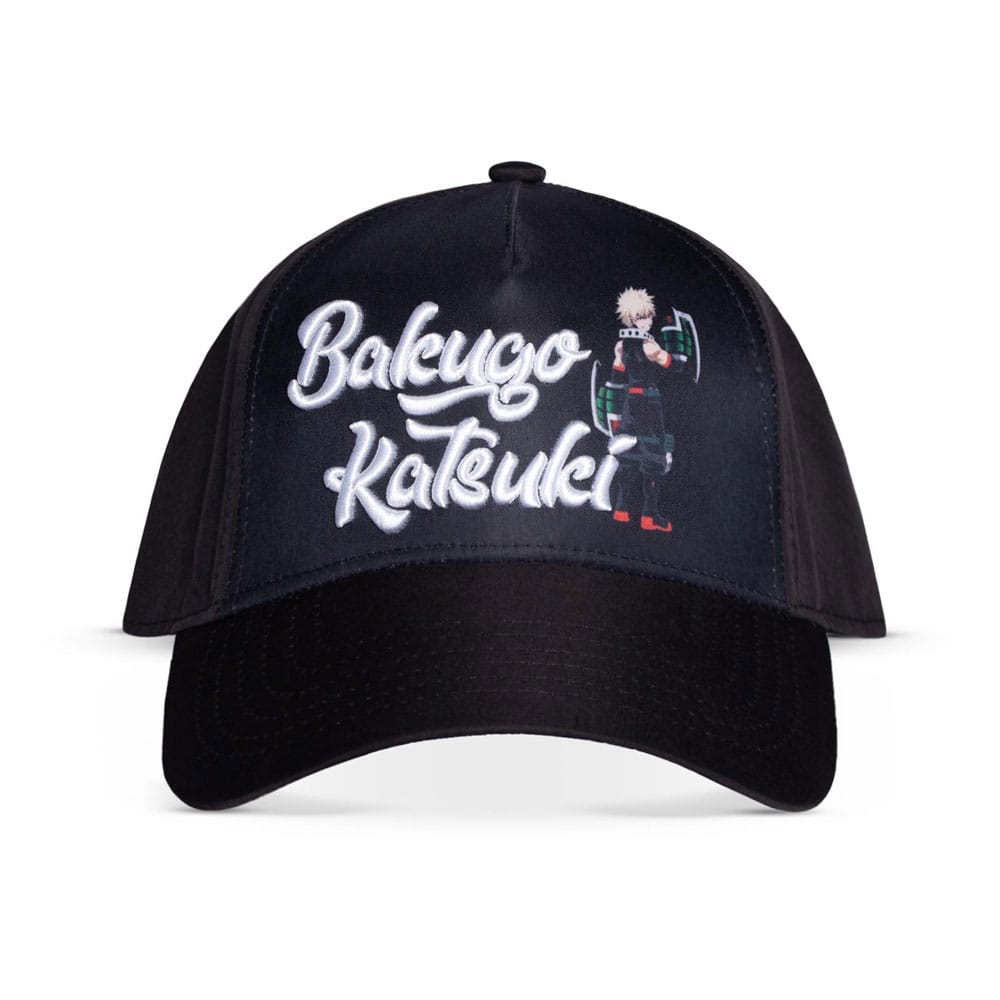 My Hero Academia Curved Bill Cap Katsuki Bakugo 3D Logo