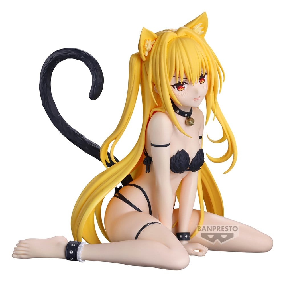 To Love Ru Darkness Nyarls Collection PVC Figure Konjiki no Yami Sitting Version 13 cm