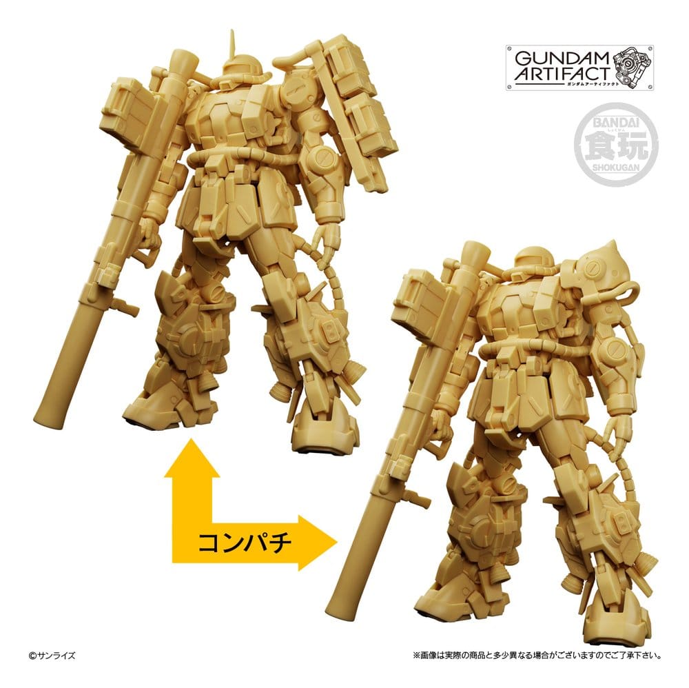 Gundam Artifact Plastic Model Kit Best Selection 6 cm Assortment (6)
