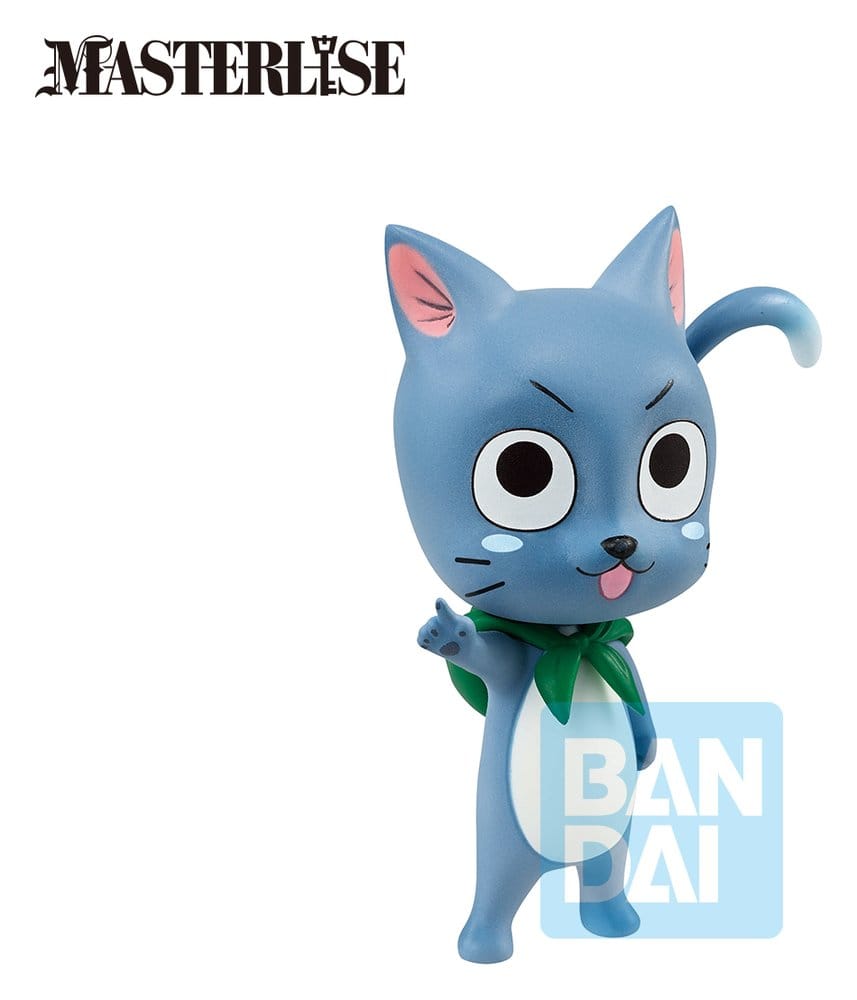Fairy Tail 20th Anniversary Ichibansho Masterlise PVC Figure Happy 7 cm